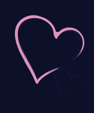 Pink love clipart