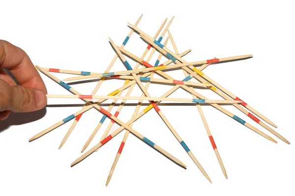 Pick up sticks mikado game — Stock Photo, Image