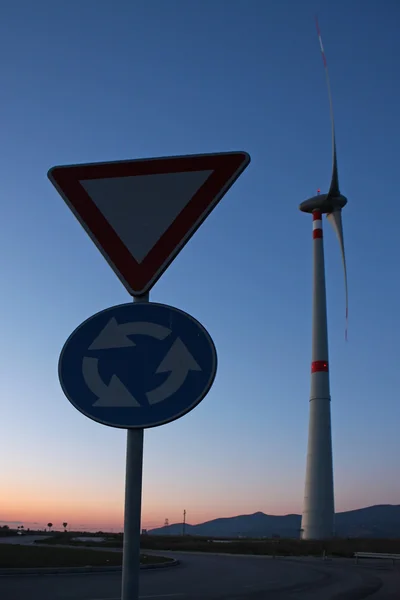 Lâmina de vento eólica — Fotografia de Stock