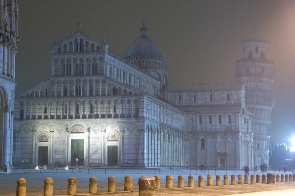 Pisa inusual kış görünümü altında — Stok fotoğraf