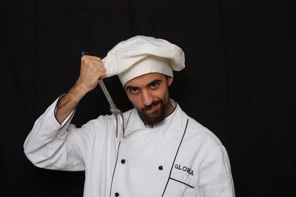 Muž vaření — Stock fotografie