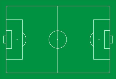 Football pitch clipart