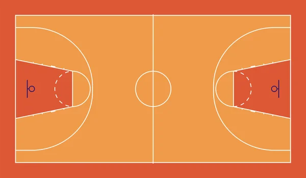 stock image Basketball court