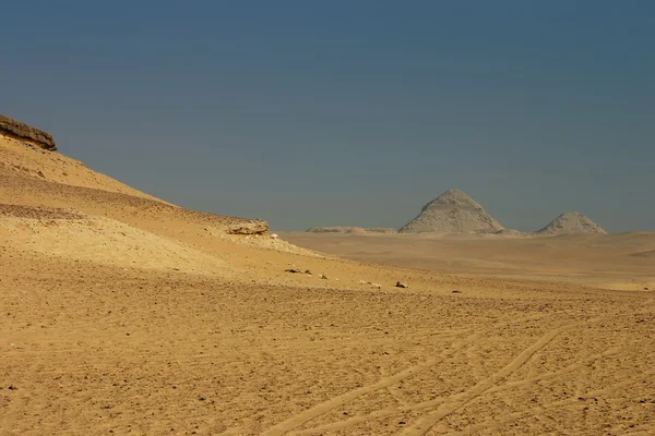 Paisagem do deserto de Gizé — Fotografia de Stock