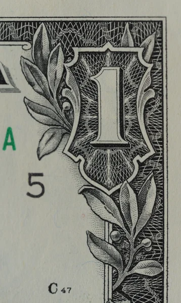 Ein Dollar — Stockfoto