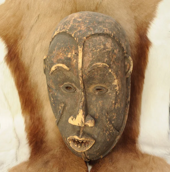 Africká maska. — Stock fotografie