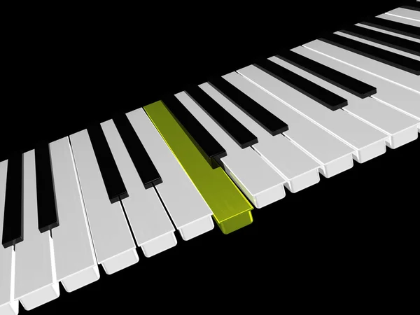 Klavír. — Stock fotografie