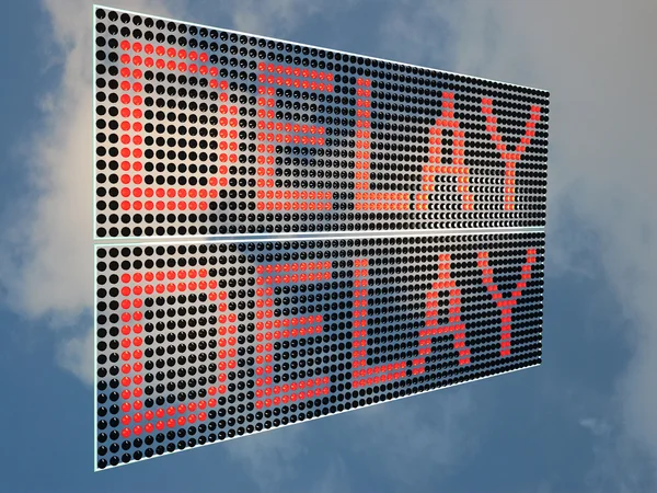 stock image Delay