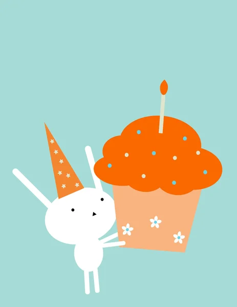L'anniversaire de Bunnie — Image vectorielle