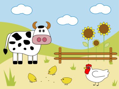 Farm animals clipart