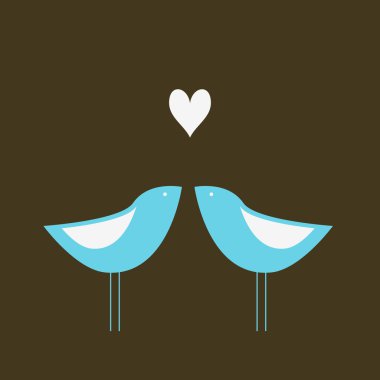 Love birds clipart