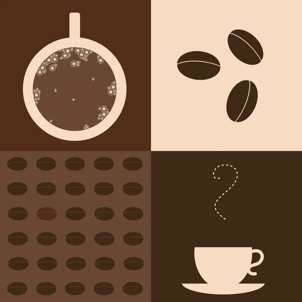 Cafea — Vector de stoc