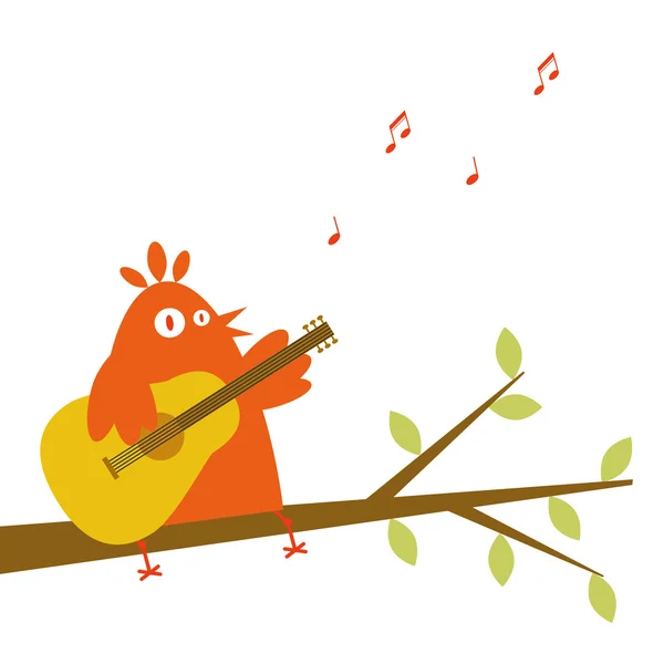 Singing a song — Stock Vector