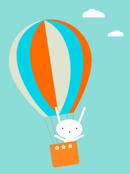 気球飛行 — ストックベクタ
