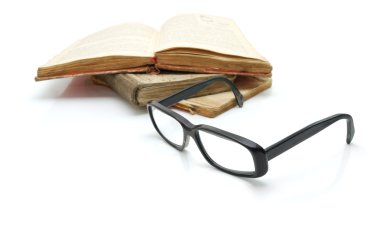 Book and Glasses clipart