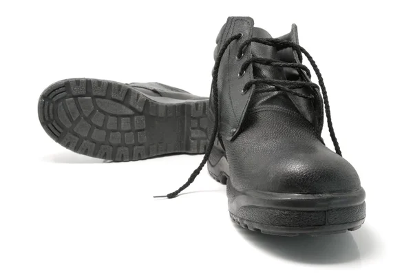 Чорні чоботи — стокове фото