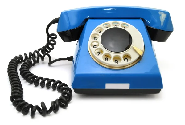 Blue phone — Stock Photo, Image