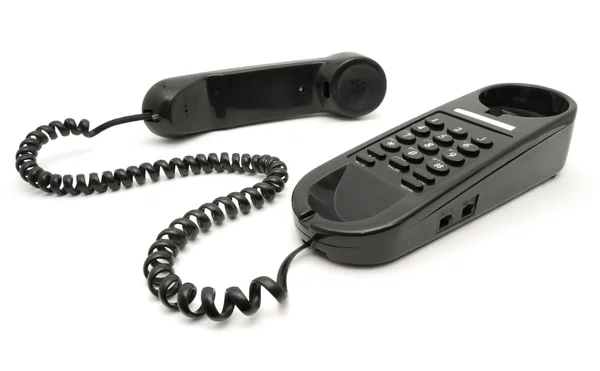 Schwarzes Telefon mit Tasten — Stockfoto