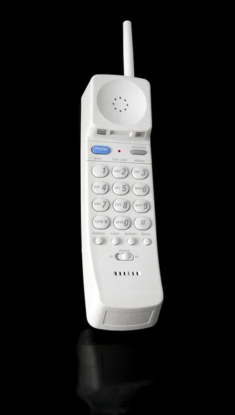 White cordless telephone — Stock Photo, Image