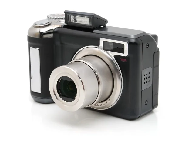 Câmera digital preta — Fotografia de Stock