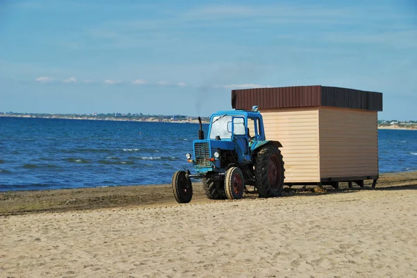 Tracteur sur la côte — Photo