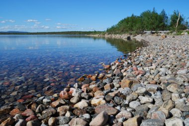 Coast of lake clipart