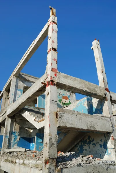 stock image Fragment dismantle of a building