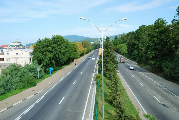 Sotschi. Autobahn — Stockfoto