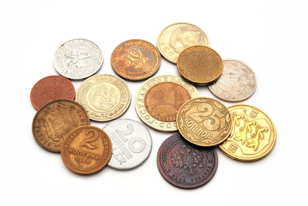 stock image Coins of the various countries