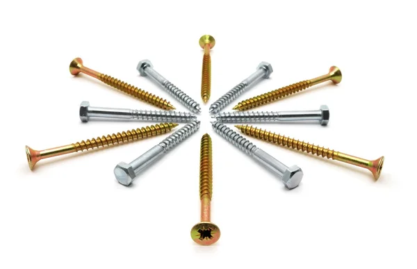 Twelve screws — Stock Photo, Image