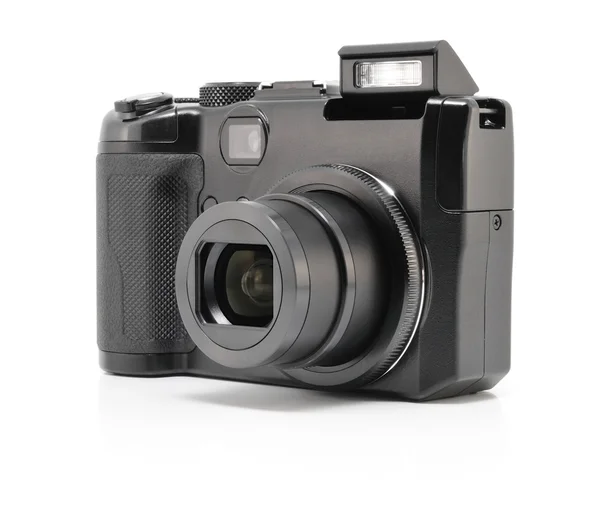 Zwarte digitale camera — Stockfoto