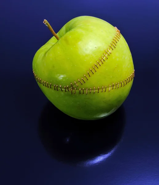 Bearbetade apple Stockbild