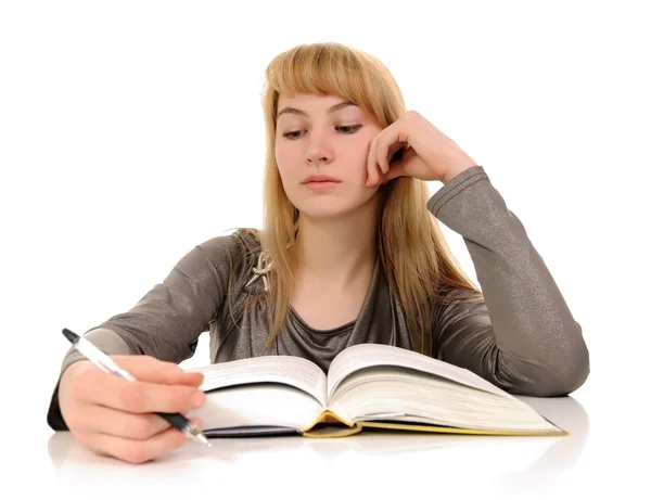 若い女性は本を読んで ロイヤリティフリーのストック写真