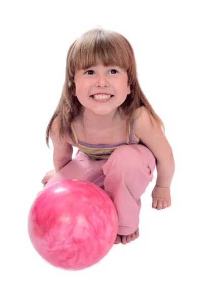 ボールを持つ子供 — ストック写真