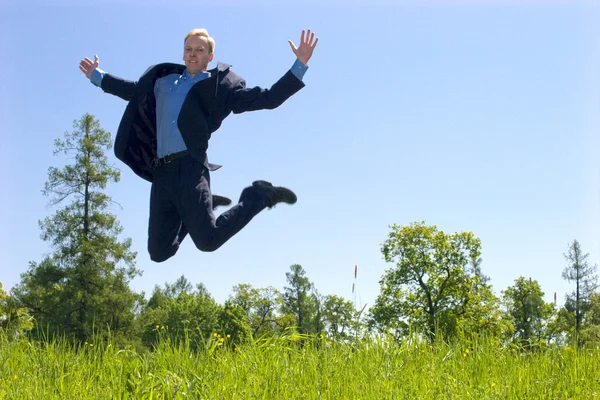 stock image Jumping man