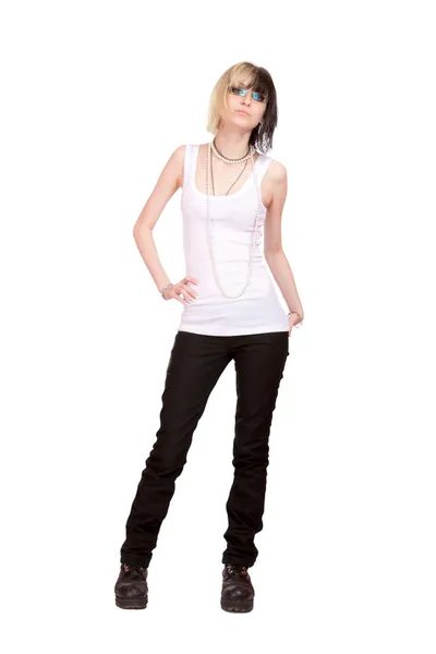 Young skinny woman — Stock Photo, Image