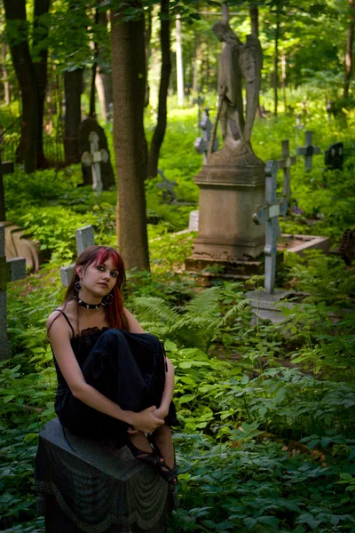 Gothic girl — Stock Photo, Image