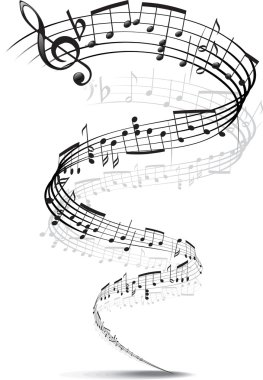 Music notes clipart
