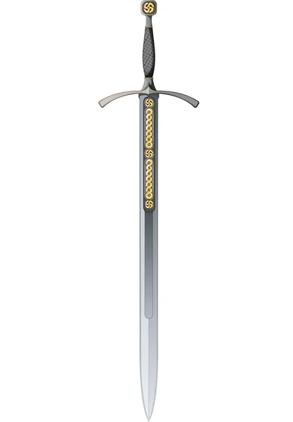 Кельтский меч — стоковый вектор