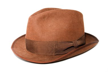 Brown hat clipart