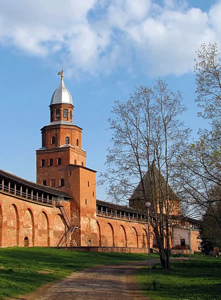Новгород цитадель — стокове фото