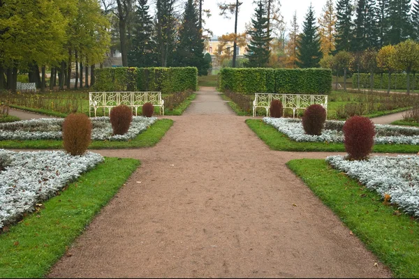Вид на парк в Пушкине — стоковое фото
