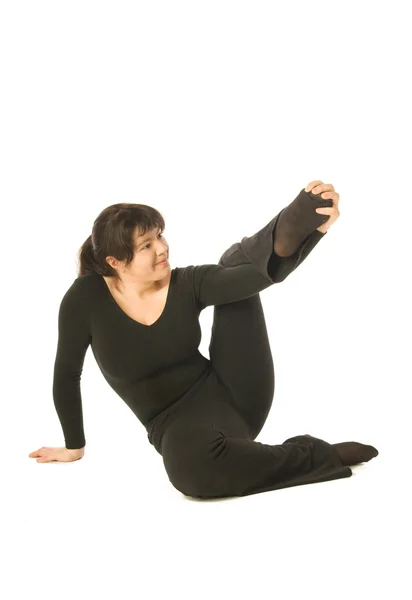Exercising woman — Stock Photo, Image