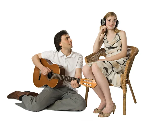 Serenade for the deaf — Stock Photo, Image