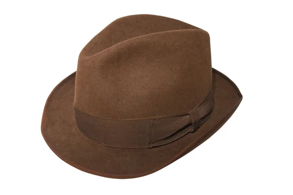 Sombrero marrón Imágenes de stock libres de derechos