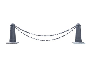 Chain barrier clipart