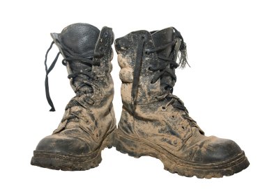 Dirty boots clipart