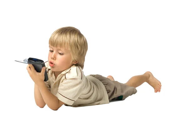 Niño con PDA —  Fotos de Stock