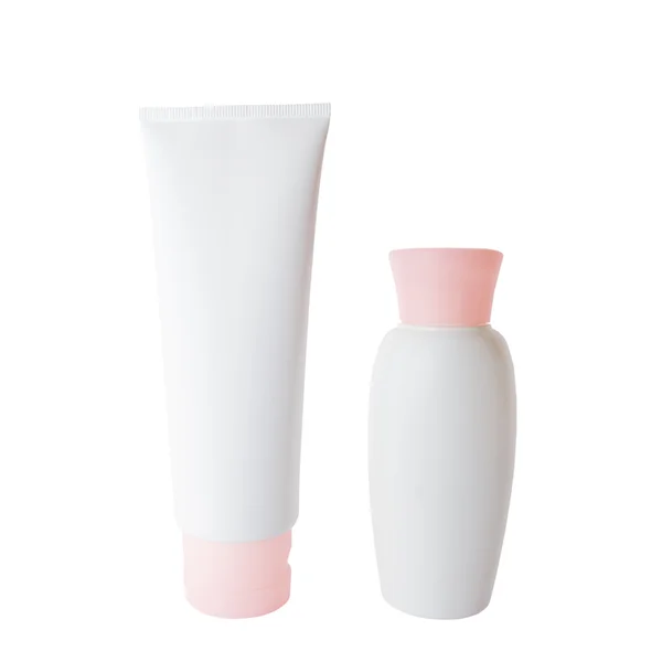 Cream tube and bottle — Stock Photo, Image