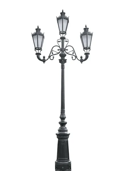 Τριπλή lamppost — Φωτογραφία Αρχείου